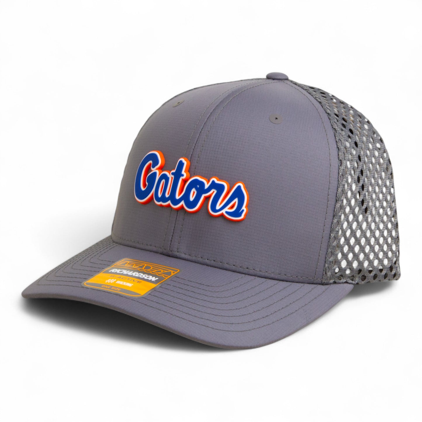 Florida Gators Script Blue 3D Snapback Tilikum Trucker Hat- Charcoal