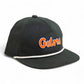 Florida Gators Script Orange 3D Classic Rope Hat- Charcoal/ White