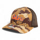 Florida Gators Script Orange 3D Snapback Trucker Hat- Desert Camo/ Brown