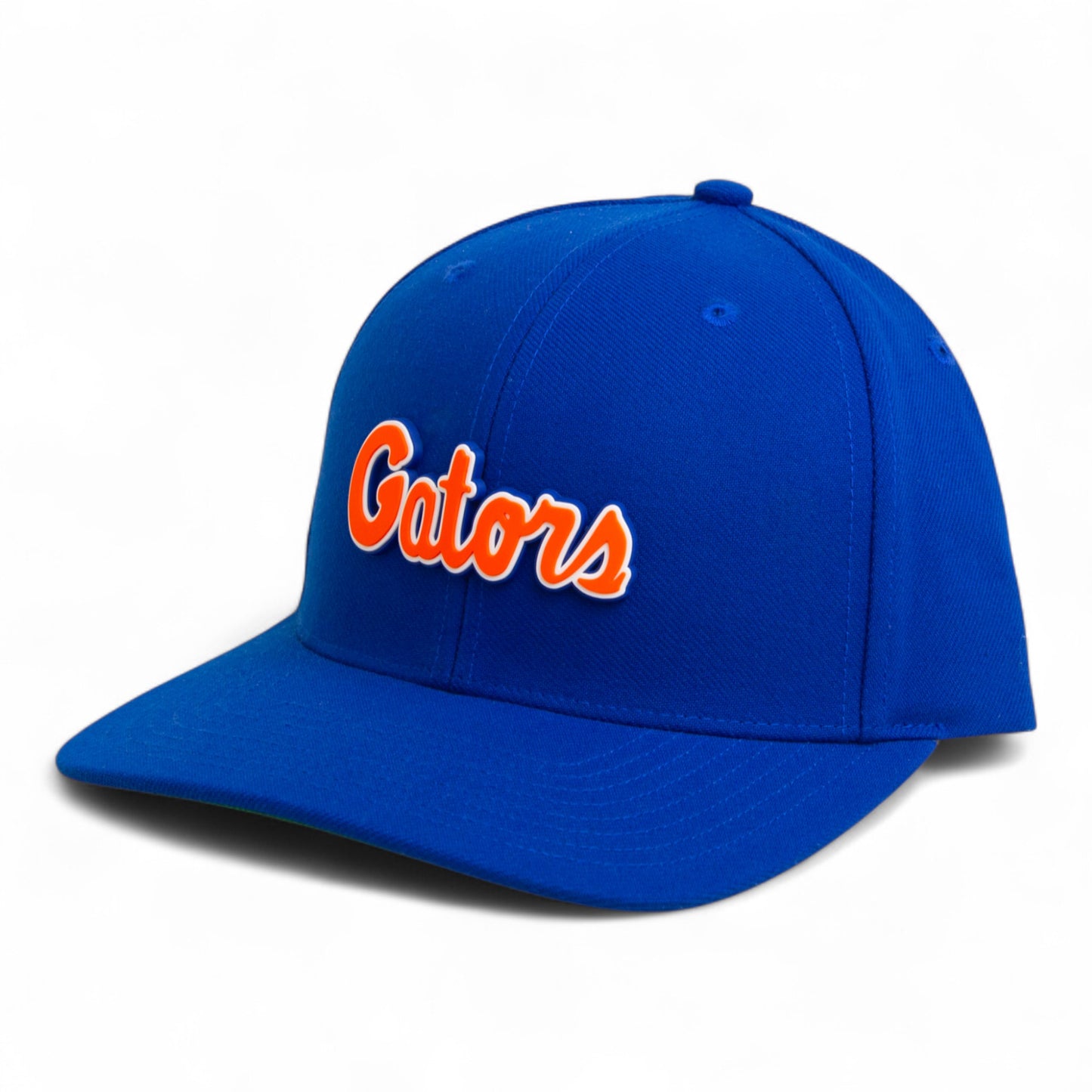 Florida Gators Script Orange 3D Snapback Surge Trucker Hat- Royal