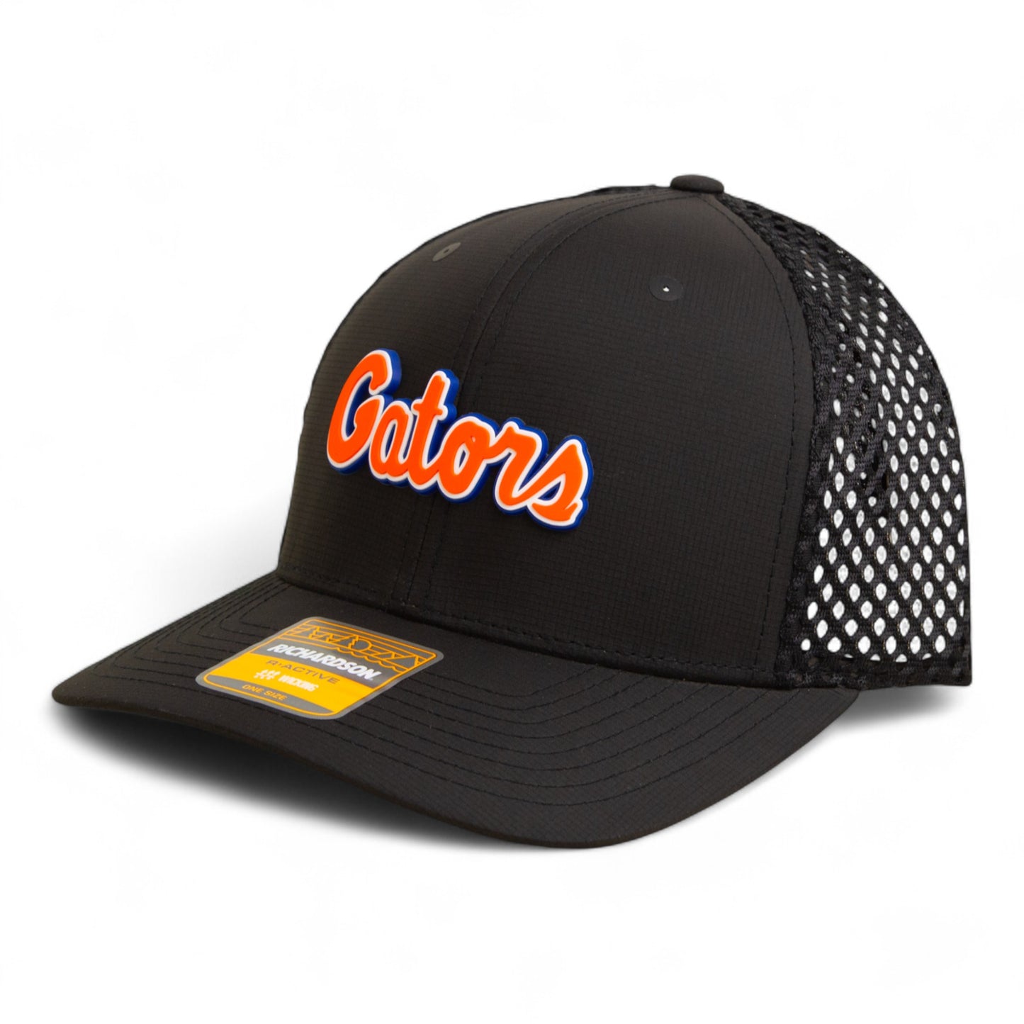 Florida Gators Script Orange 3D Snapback Tilikum Trucker Hat- Black