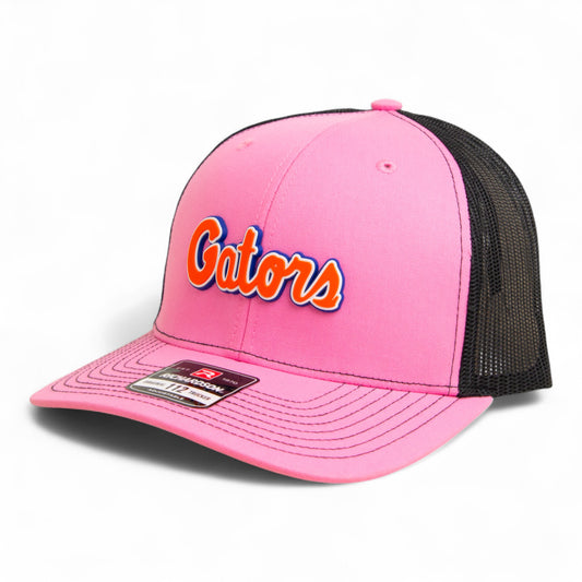 Florida Gators Script Orange 3D Snapback Trucker Hat- Pink/ Black