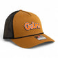 Florida Gators Script Orange 3D Snapback Trucker Rope Hat- Caramel/ Black