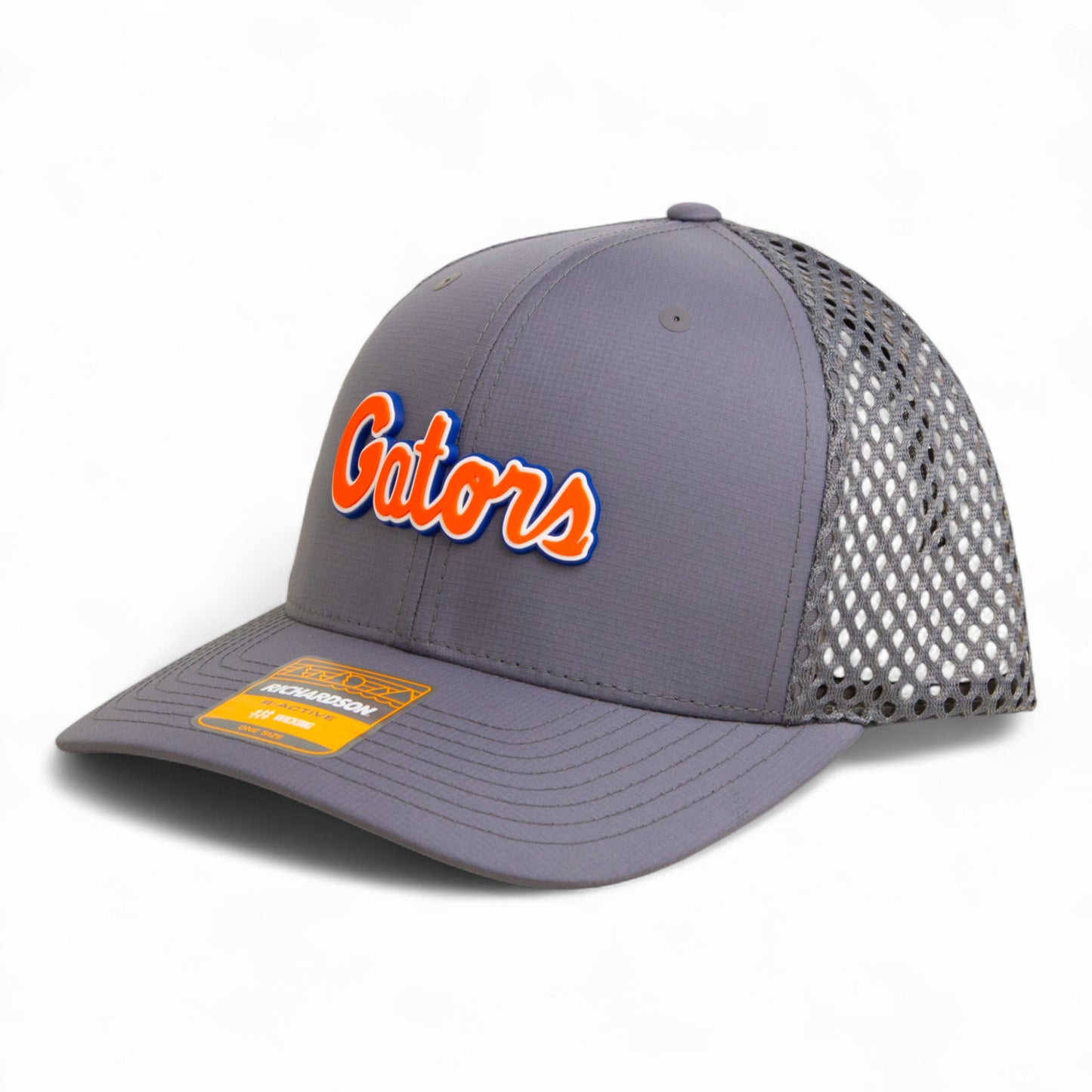 Florida Gators Script Orange 3D Snapback Tilikum Trucker Hat- Charcoal
