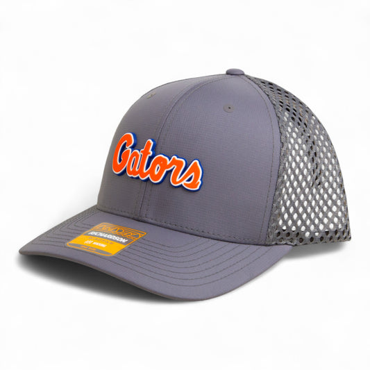 Florida Gators Script Orange 3D Snapback Tilikum Trucker Hat- Charcoal
