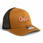 Florida Gators Script Orange 3D Snapback Trucker Hat- Caramel/ Black