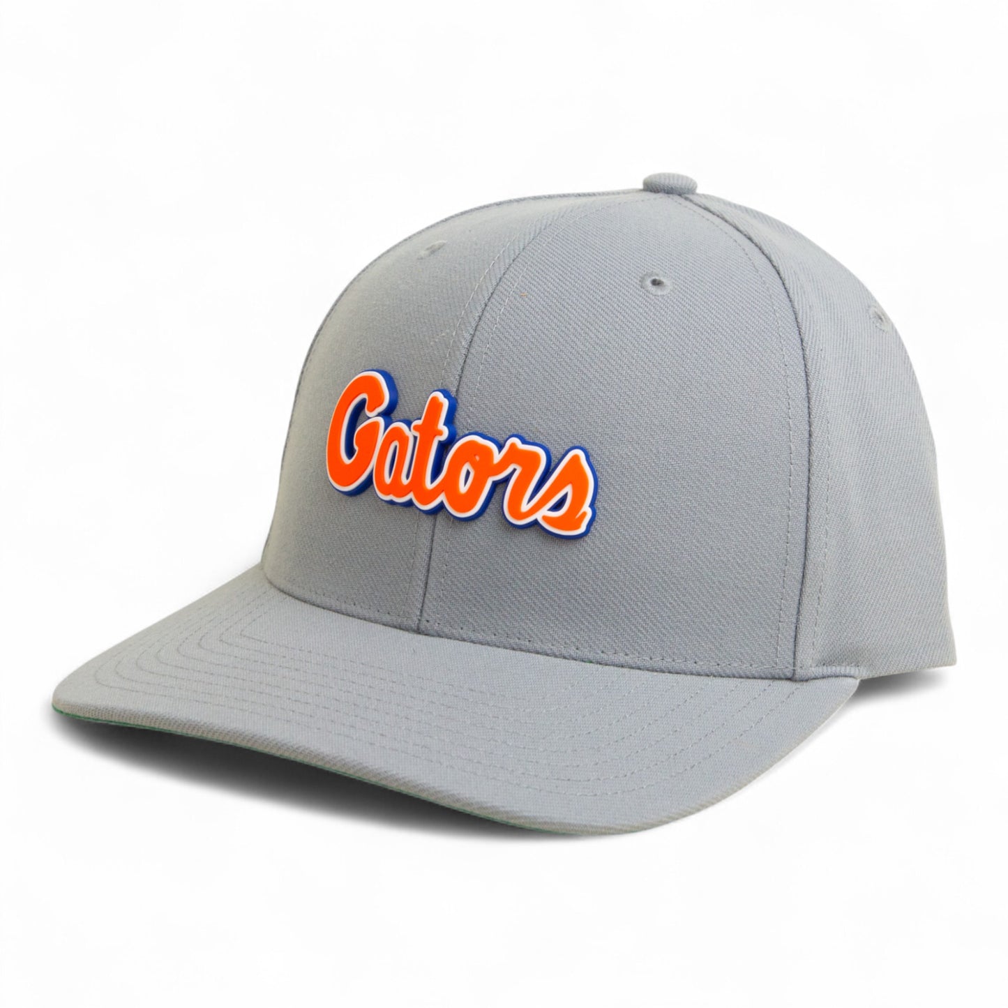 Florida Gators Script Orange 3D Snapback Surge Trucker Hat- Grey