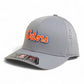 Florida Gators Script Orange 3D Laser Perf R-Flex Cap- Grey