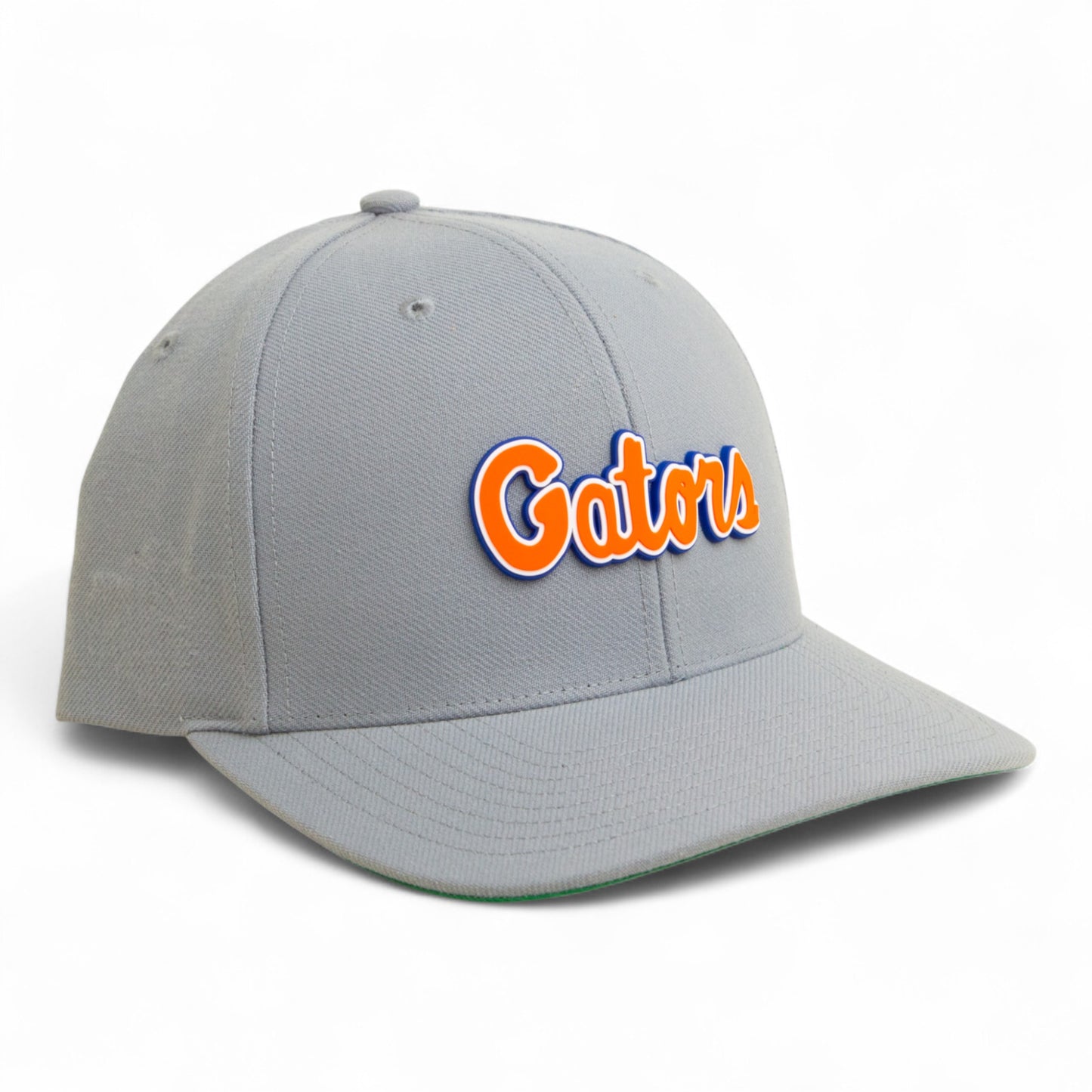 Florida Gators Script Orange 3D Snapback Surge Trucker Hat- Grey