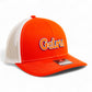 Florida Gators Script Orange 3D Snapback Trucker Hat- Orange/ White