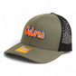 Florida Gators Script Orange 3D Snapback Tilikum Trucker Hat- Loden/ Black