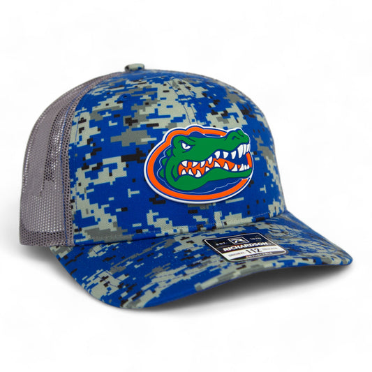 Florida Gators Snapback Trucker Hat- Royal Digital Camo