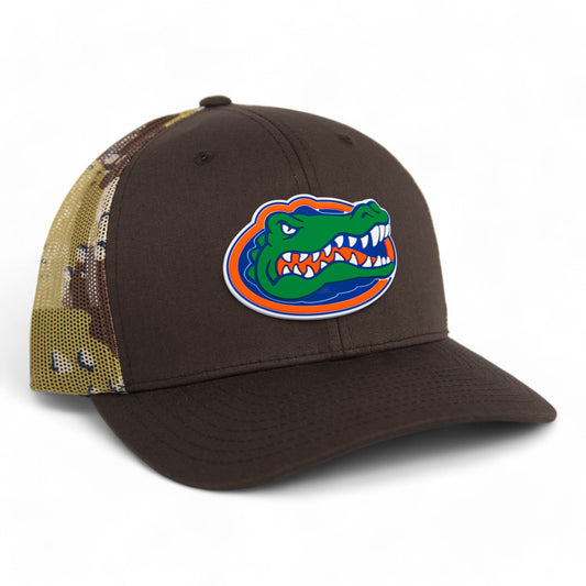 Florida Gators Snapback Trucker Hat- Brown/ Desert Camo