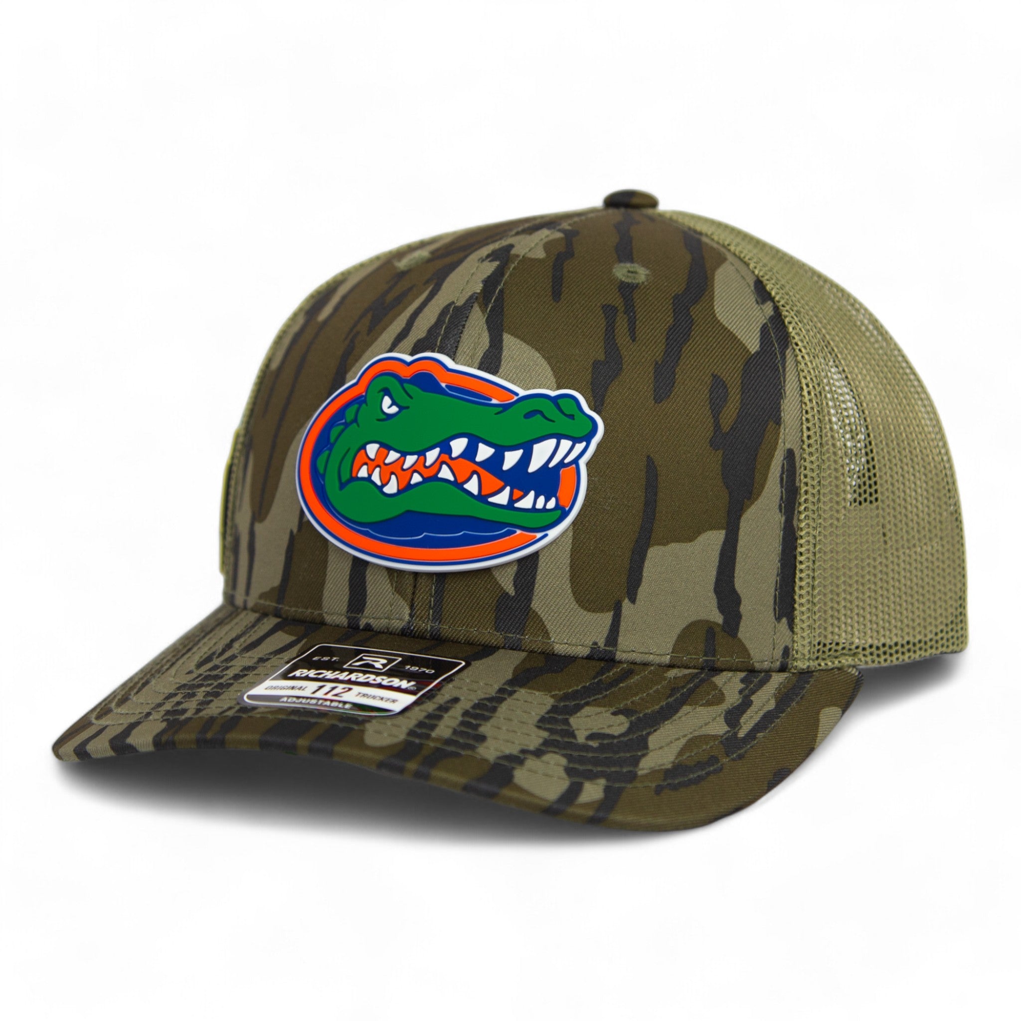 Florida Gators Snapback Trucker Hat Mossy Oak Bottomland Loden