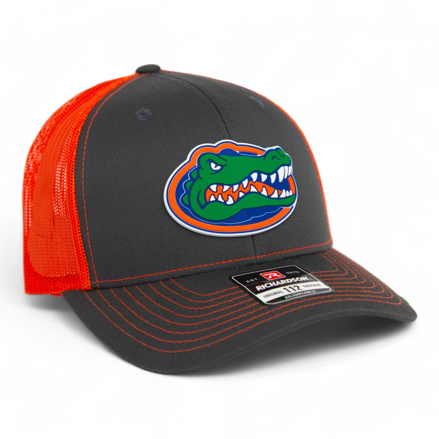 Florida Gators Snapback Trucker Hat- Charcoal/ Orange