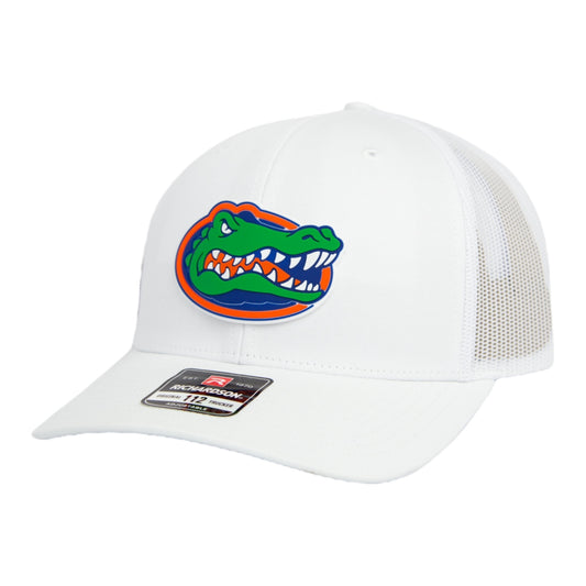 Florida Gators 2024 Men's College World Series Snapback Trucker Hat- White