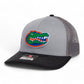 Florida Gators Snapback Trucker Hat- Grey/ Charcoal/ Black