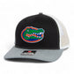 Florida Gators Snapback Trucker Hat- Black/ White/ Heather Grey