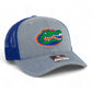 Florida Gators Snapback Trucker Hat- Heather Grey/ Royal