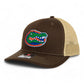 Florida Gators Snapback Trucker Hat- Brown/ Tan