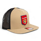 Florida Panthers Stanley Cup Champions 3D Wool Blend Flat Bill Hat- Tan/ Black