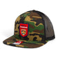 Florida Panthers Stanley Cup Champions 3D Wool Blend Flat Bill Hat- Army Camo/ Black