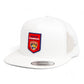 Florida Panthers Stanley Cup Champions 3D YP Snapback Flat Bill Trucker Hat- White