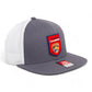 Florida Panthers Stanley Cup Champions 3D Wool Blend Flat Bill Hat- Charcoal/ White