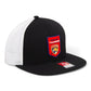 Florida Panthers Stanley Cup Champions 3D Wool Blend Flat Bill Hat- Black/ White
