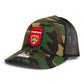 Florida Panthers Stanley Cup Champions 3D Snapback Trucker Hat- Army Camo/ Black