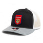 Florida Panthers Stanley Cup Champions 3D Snapback Trucker Hat- Black/ White/ Heather Grey