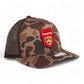 Florida Panthers Stanley Cup Champions 3D Snapback Trucker Hat- Bark Duck Camo/ Brown