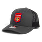 Florida Panthers Stanley Cup Champions 3D Snapback Trucker Hat- Charcoal/ Black