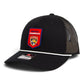 Florida Panthers Stanley Cup Champions 3D Snapback Trucker Rope Hat- Black/ White