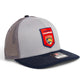 Florida Panthers Stanley Cup Champions 3D Snapback Trucker Hat- Grey/ Charcoal/ Navy