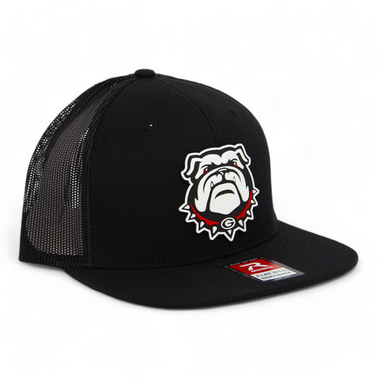 Georgia Bulldogs UGA 3D Wool Blend Flat Bill Hat- Black