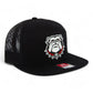 Georgia Bulldogs UGA 3D Snapback Seven-Panel Flat Bill Trucker Hat- Black