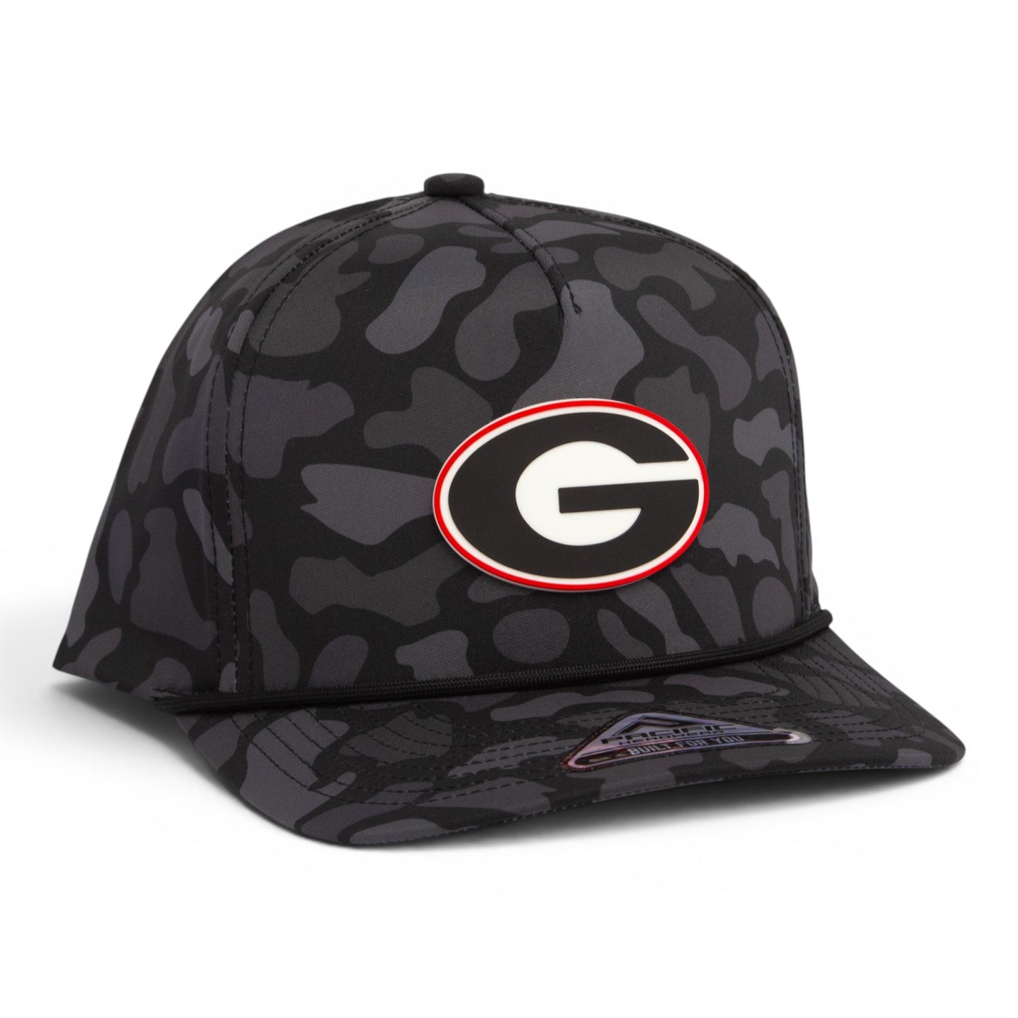 Georgia Bulldogs Power G 3D Duck Camo Rope Hat- Blackout