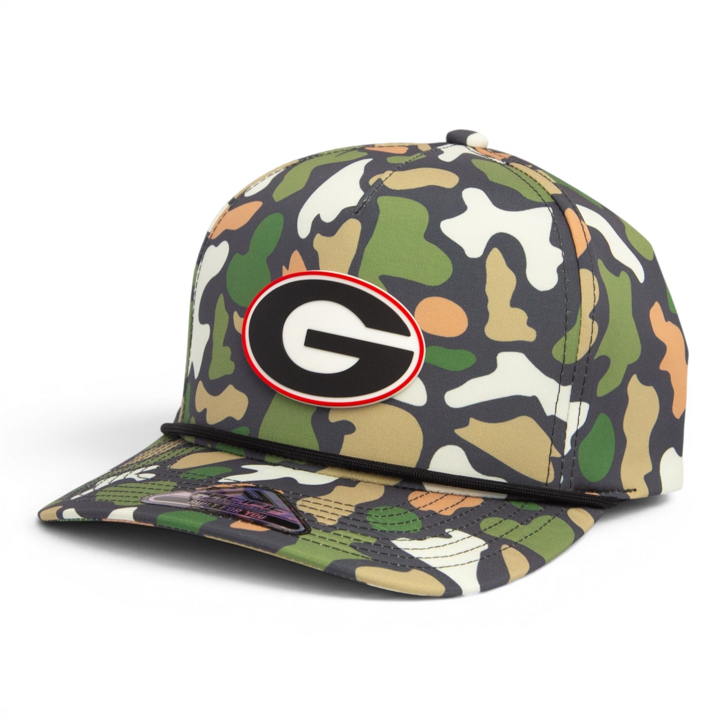 Georgia Bulldogs Power G 3D Duck Camo Rope Hat- Bayou