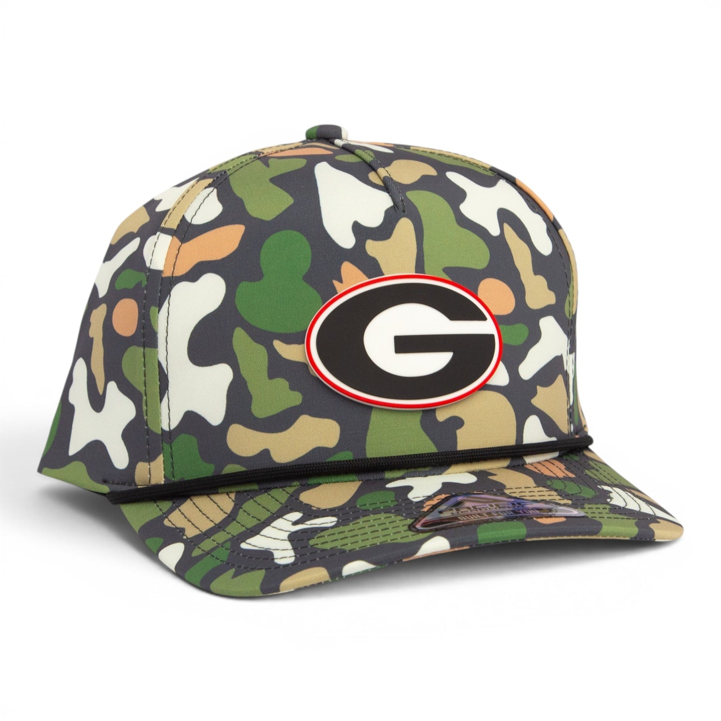 Georgia Bulldogs Power G 3D Duck Camo Rope Hat- Bayou