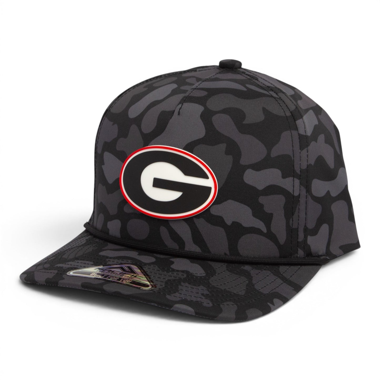 Georgia Bulldogs Power G 3D Duck Camo Rope Hat- Blackout