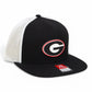 Georgia Bulldogs Power G 3D Wool Blend Flat Bill Hat- Black/ White