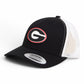 Georgia Bulldogs Power G 3D YP Snapback Trucker Hat- Black/ White