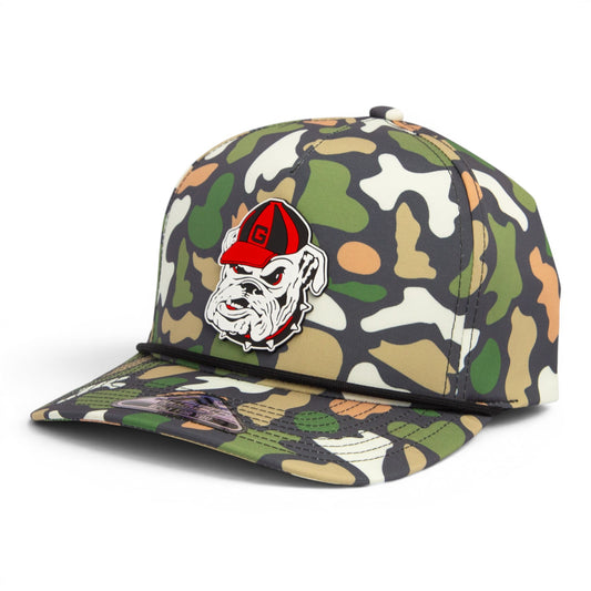 Georgia Bulldogs Retro UGA 3D Duck Camo Rope Hat- Bayou