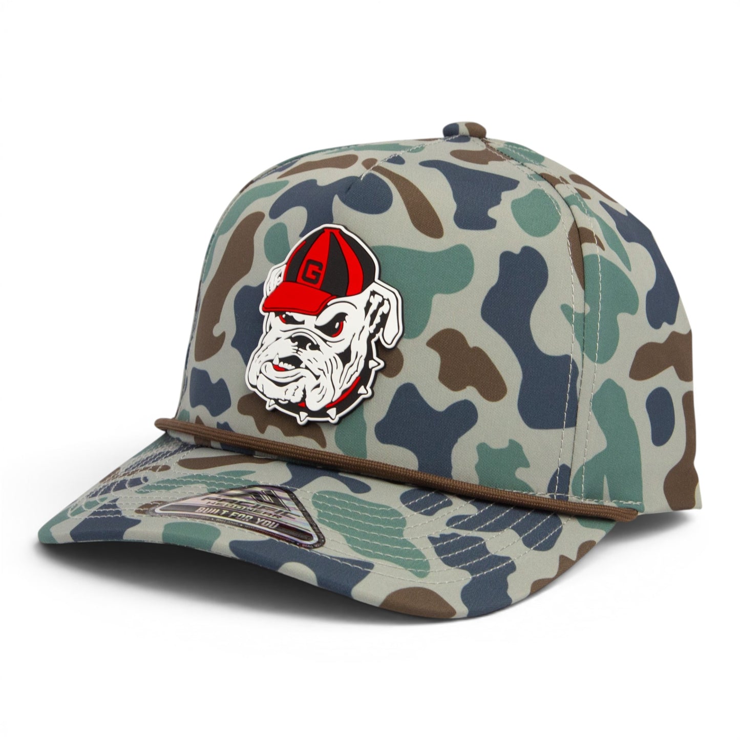 Georgia Bulldogs Retro UGA 3D Duck Camo Rope Hat- Mallard