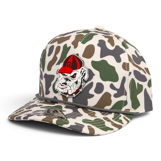 Georgia Bulldogs Retro UGA 3D Duck Camo Rope Hat- Timberline