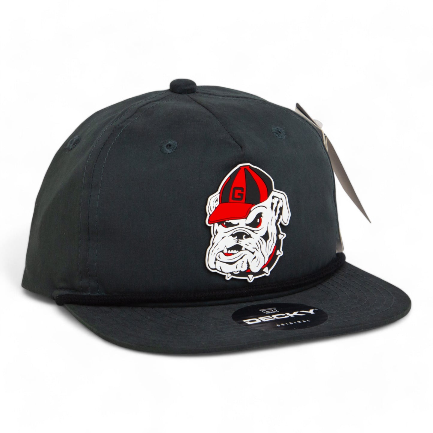 Georgia Bulldogs Retro UGA 3D Classic Rope Hat- Charcoal/ Black