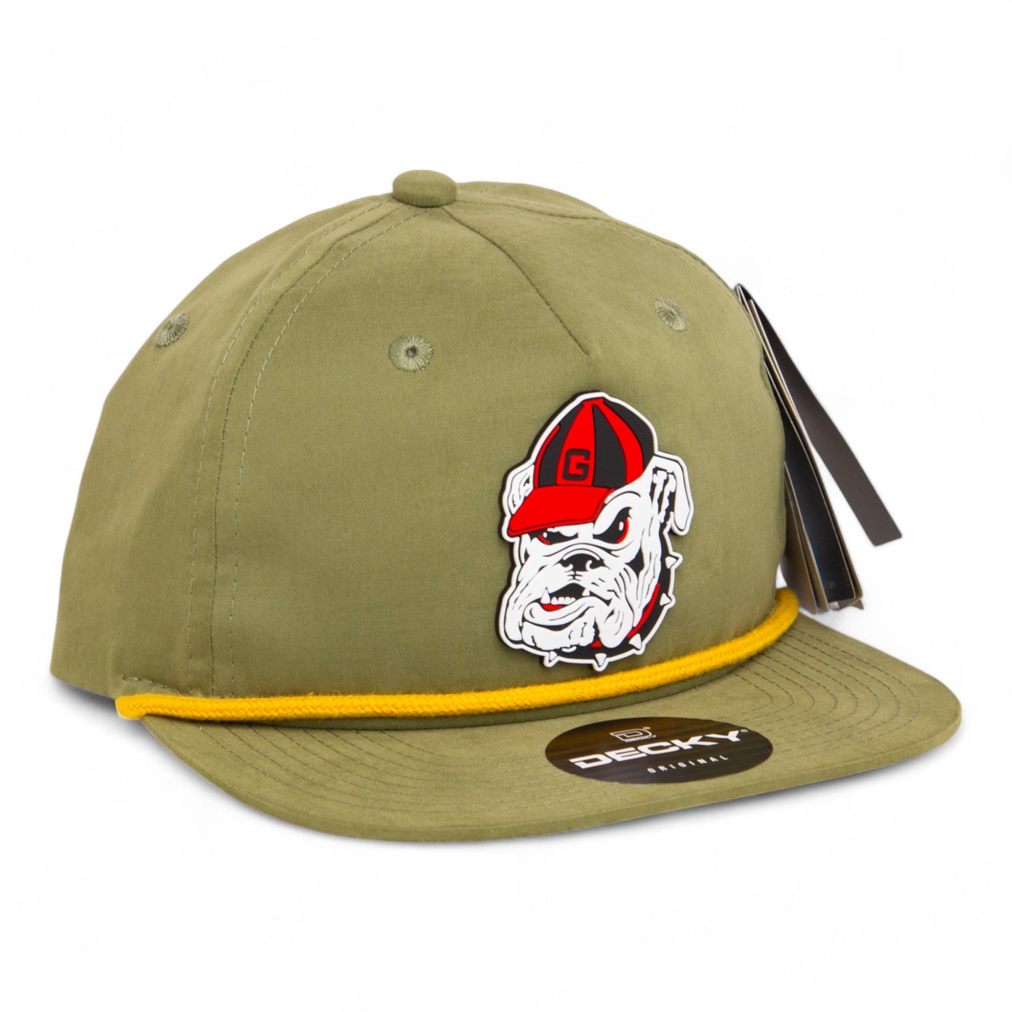 Georgia Bulldogs Retro UGA 3D Classic Rope Hat- Loden/ Amber