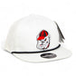 Georgia Bulldogs Retro UGA 3D Perforated Rope Hat- White/ Black