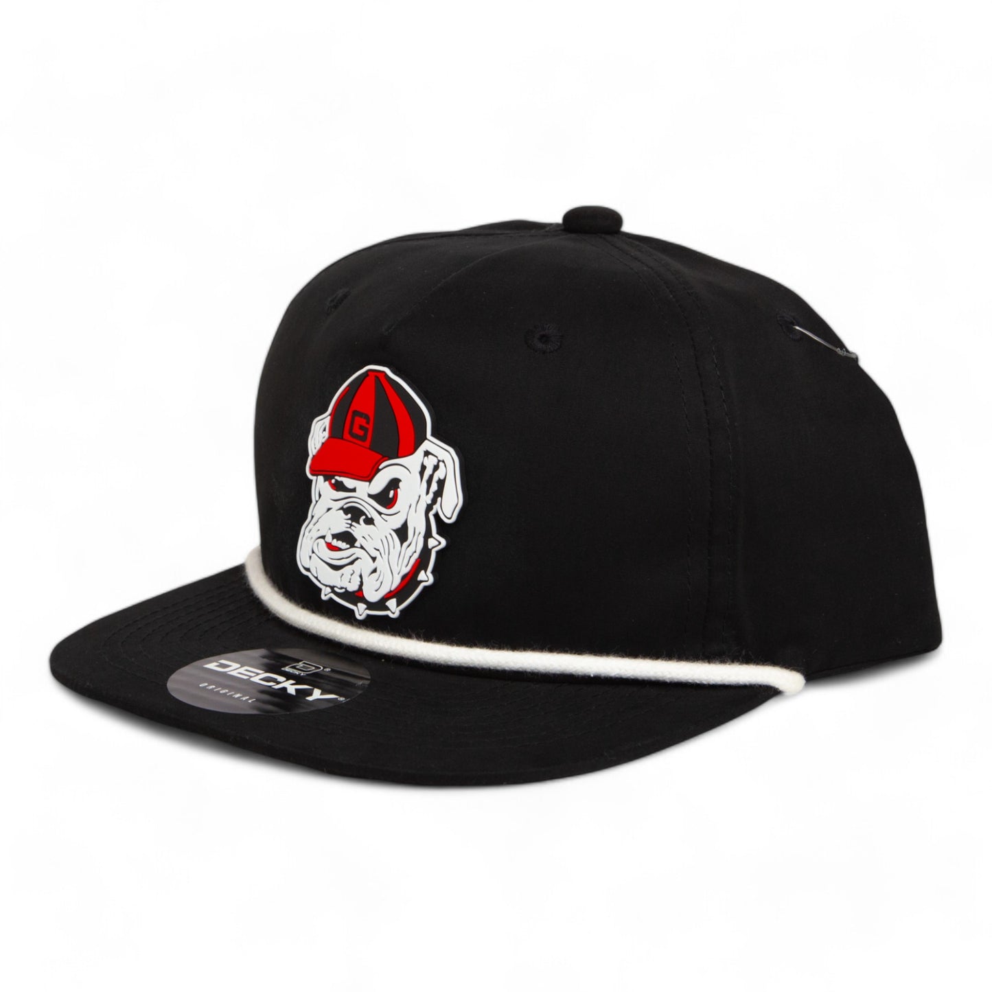 Georgia Bulldogs Retro UGA 3D Classic Rope Hat- Black/ White